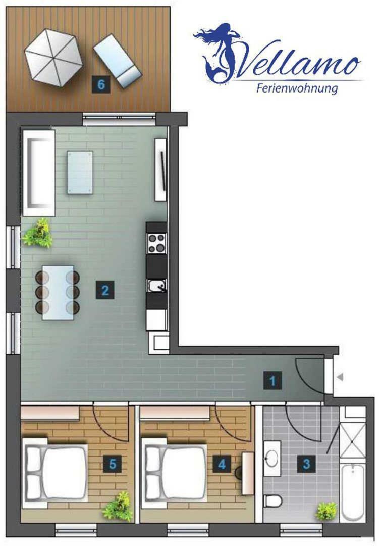 Ferienwohnung Vellamo Rerik Buitenkant foto